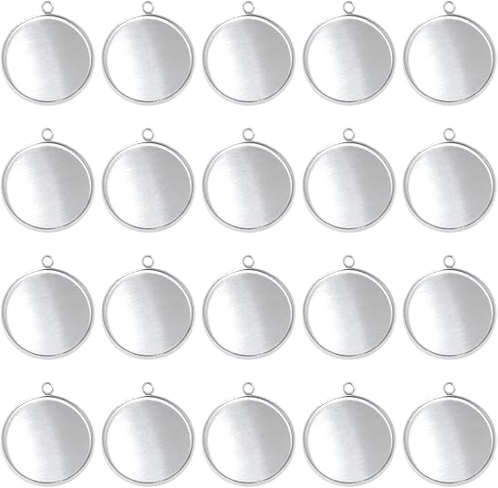 20 Pieces Stainless Steel Roun - огляд і ціна Crafting Resin