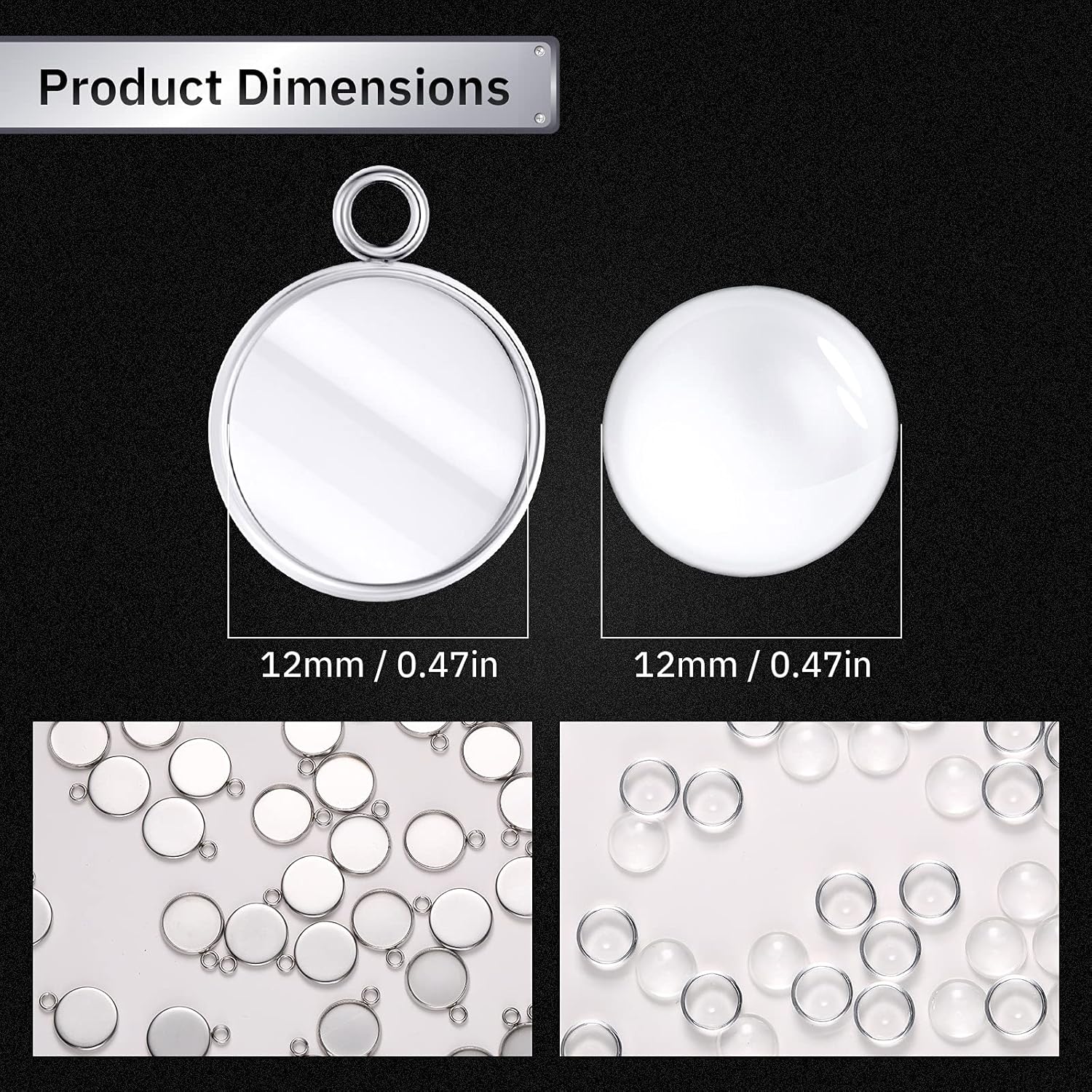 20 Pieces Stainless Steel Roun - огляд і ціна Crafting Resin