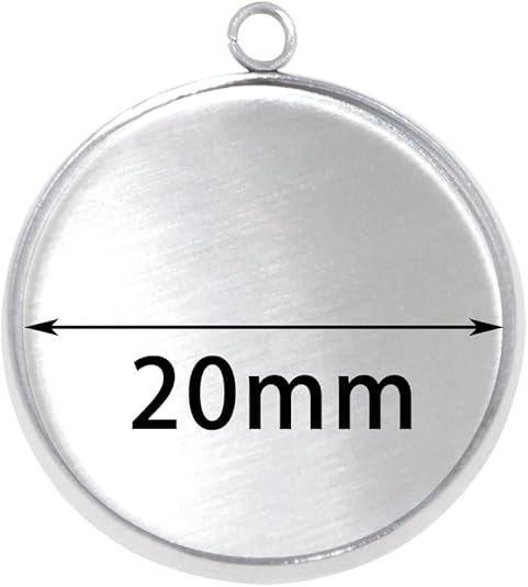20 Pieces Stainless Steel Roun - огляд і ціна Crafting Resin