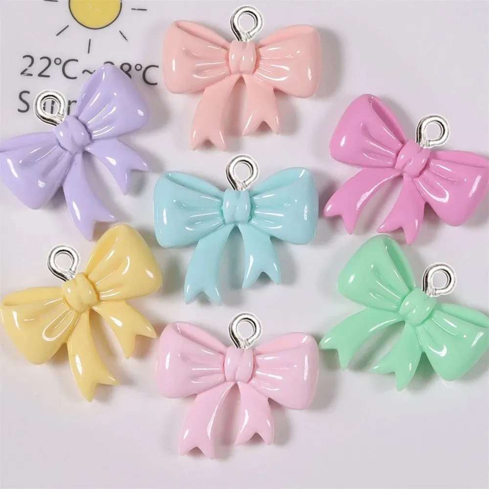 10 Pieces Candy Color Bow Resi - огляд і ціна Resin Craft Projects