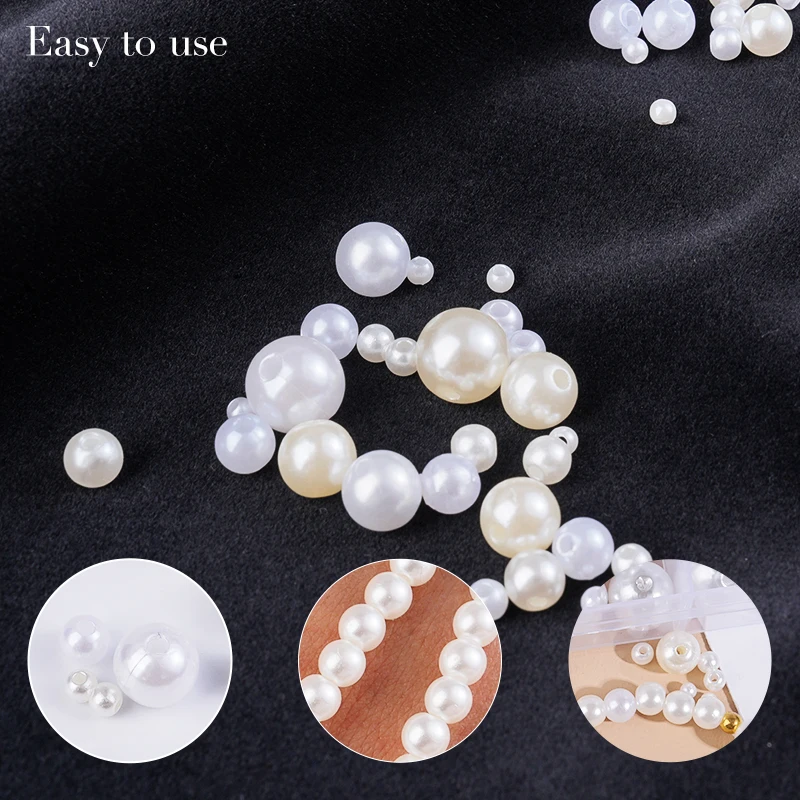 800pcs Artificial Faux Pearl R - огляд і ціна Crafting Resin