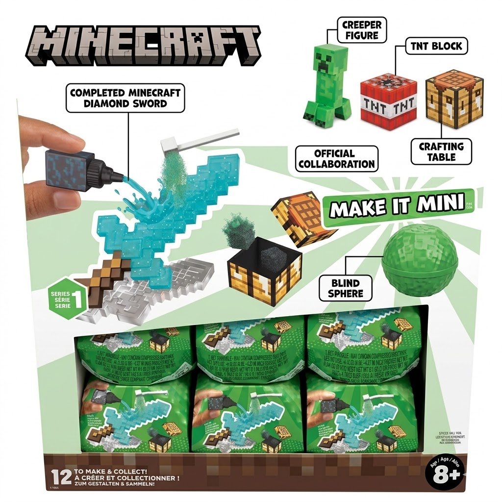 Original MGA Miniverse Minecra - огляд і ціна Resin Craft Minecraft