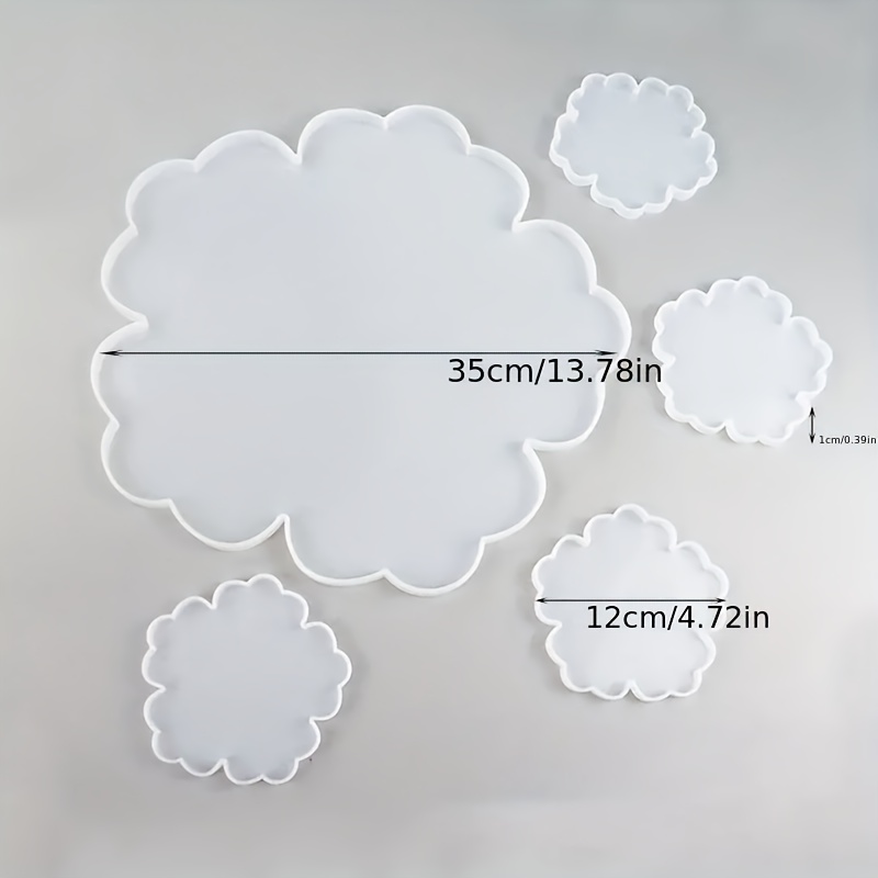 5pcs Mirror Large Flower Small - огляд і ціна Flower Preservation Resin